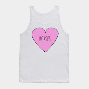 Love Horses Tank Top